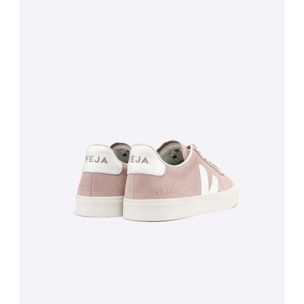 Women's Veja CAMPO NUBUCK Low Tops Sneakers Pink | SG 599SGL